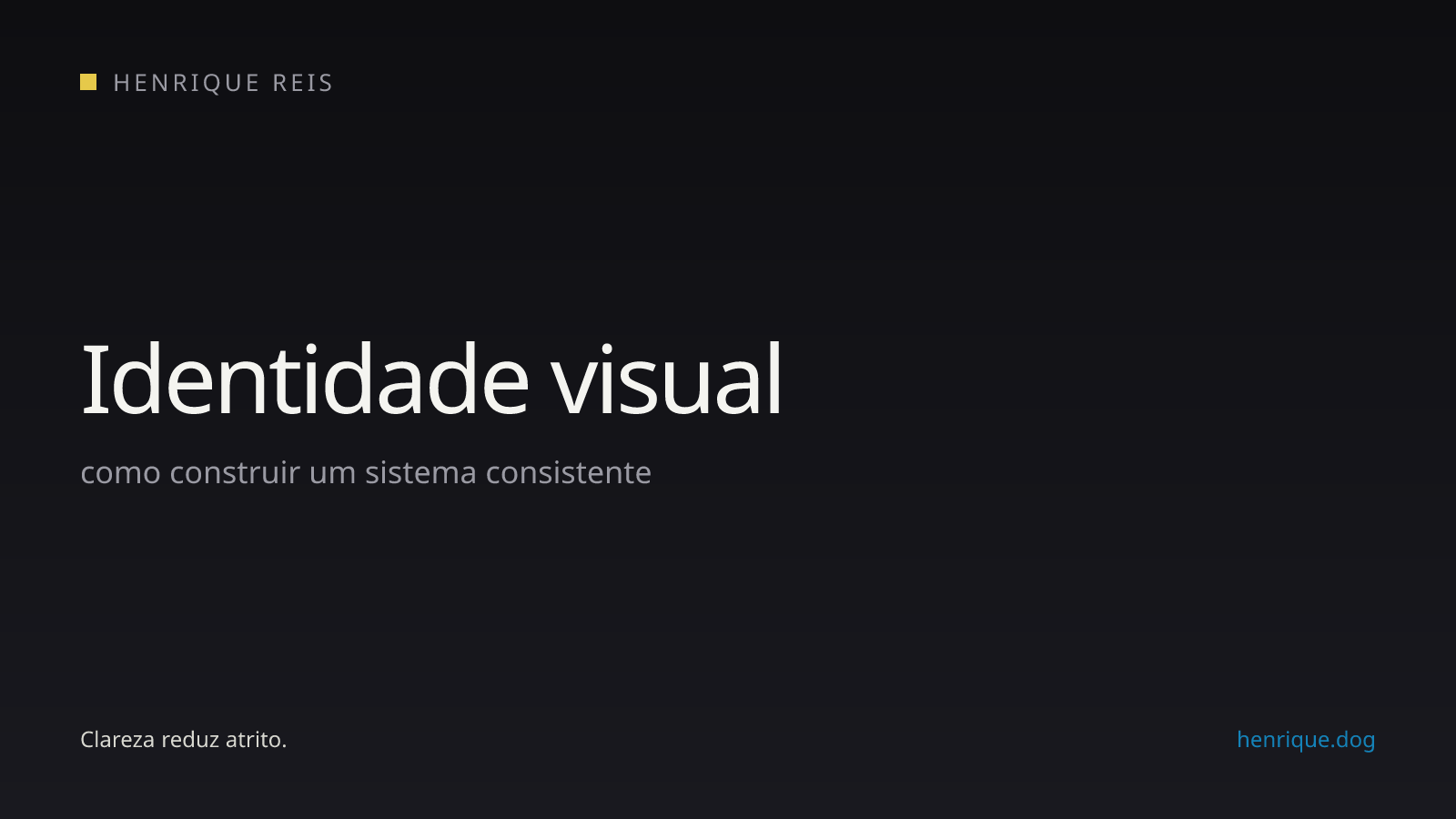 Guia editorial sobre sistemas de identidade visual