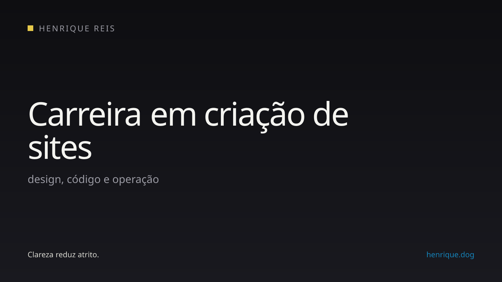 Mapa da carreira em criação de sites entre design, desenvolvimento e operação