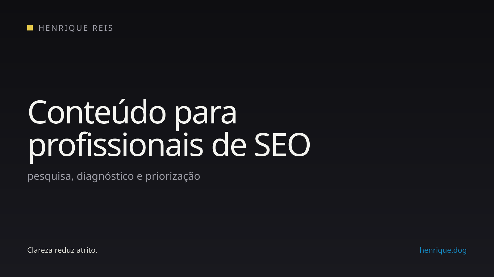 Matriz editorial para profissionais de SEO organizada por público e competência