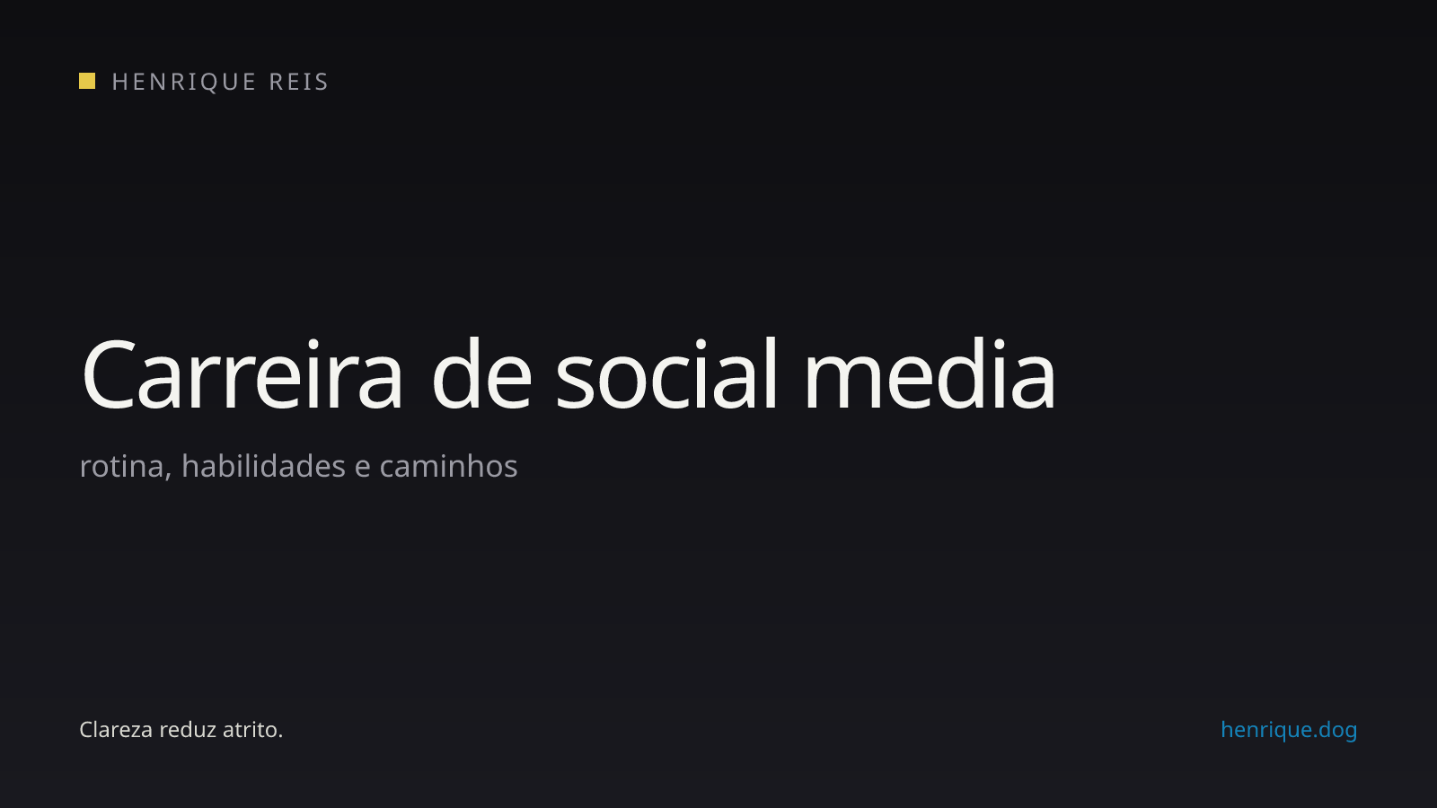 Mapa da carreira de social media com rotina, habilidades e formas de atuação