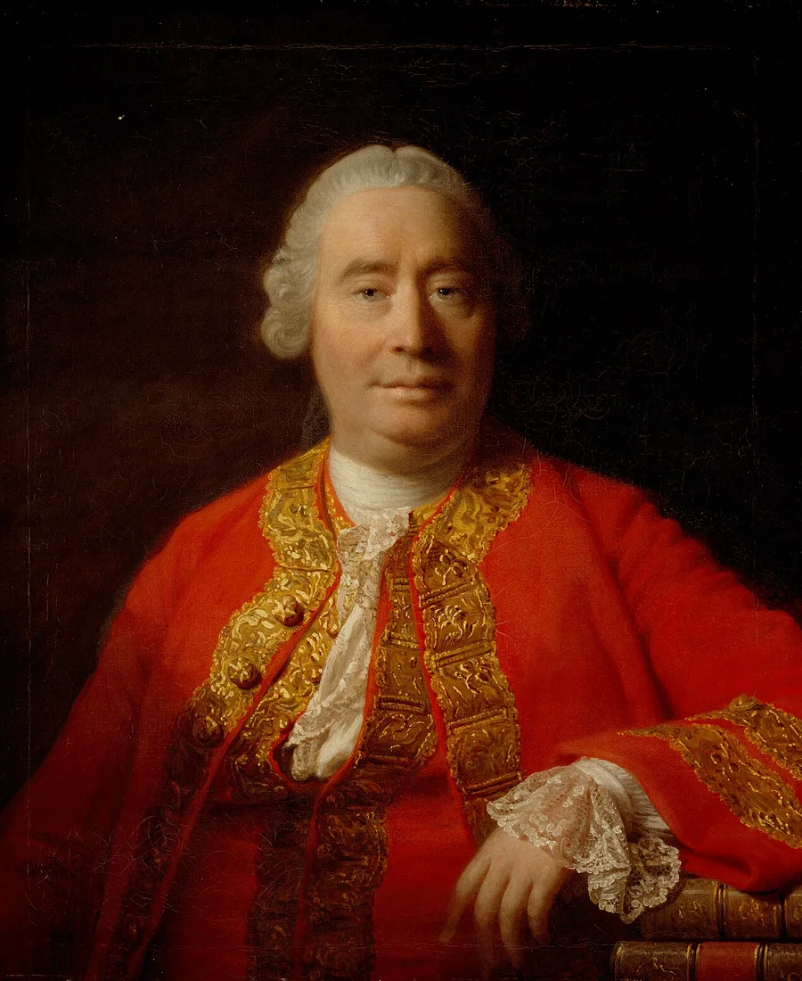 Retrato pintado de David Hume por Allan Ramsay em 1766