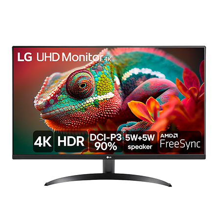 LG 32UR500-B visto em fotografia de catálogo