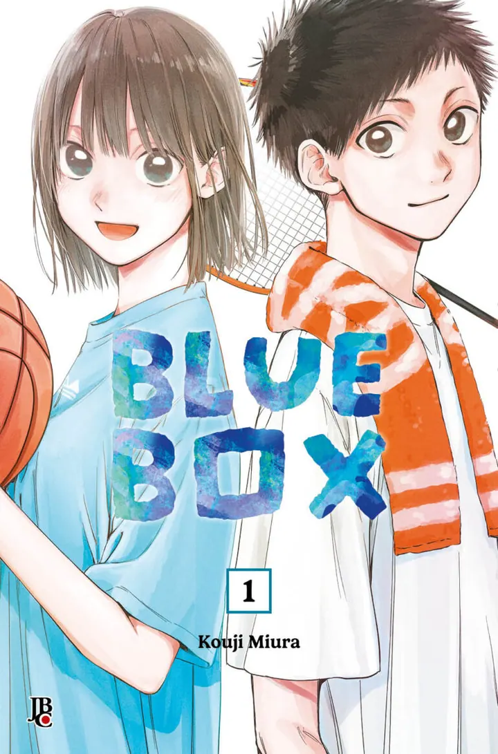 Capa de Blue Box volume 1 publicado pela Editora JBC