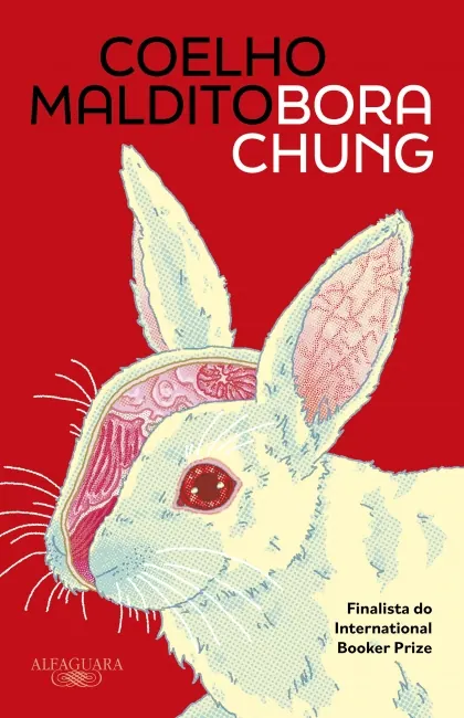 Capa da edição brasileira de Coelho Maldito publicada pela Alfaguara