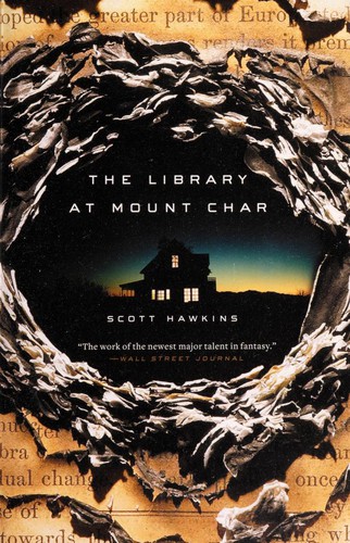 Capa da edição de The Library at Mount Char publicada pela Crown