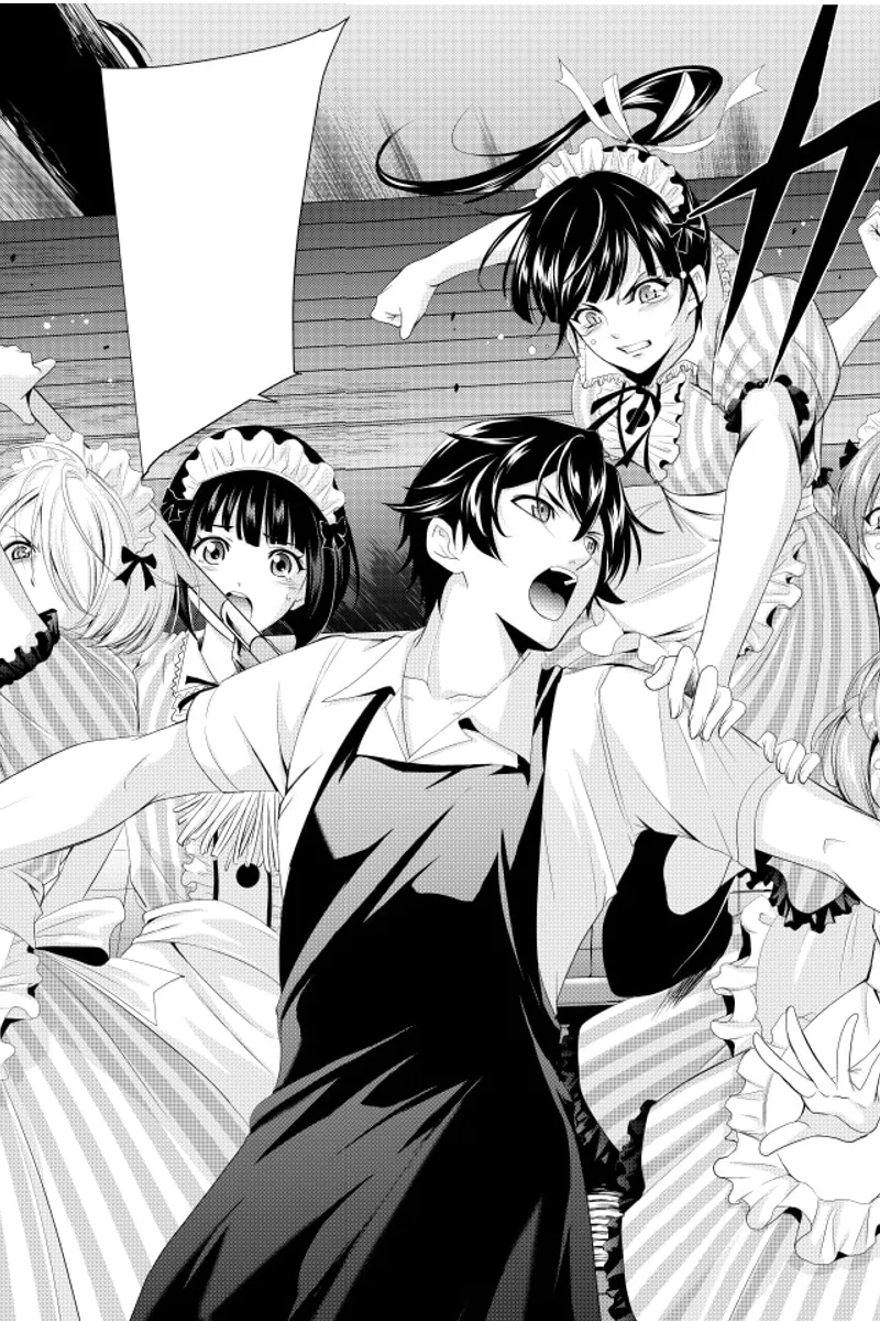 Capa oficial do primeiro volume de The Café Terrace and Its Goddesses