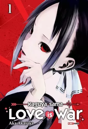 Capa de Kaguya-sama: Love Is War volume 1 publicado pela Panini Brasil