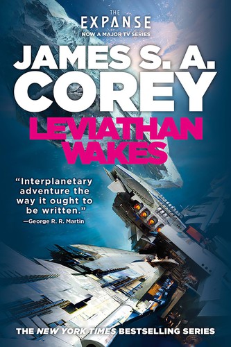 Capa da edição de Leviathan Wakes publicada pela Orbit