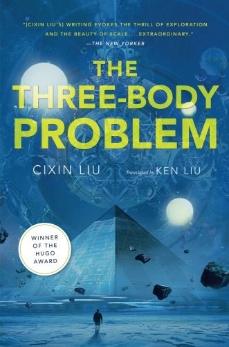 Capa da edição de The Three-Body Problem publicada pela Tor Books