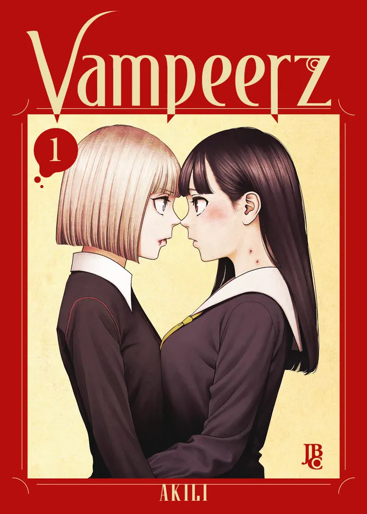 Capa de Vampeerz volume 1 publicado pela Editora JBC